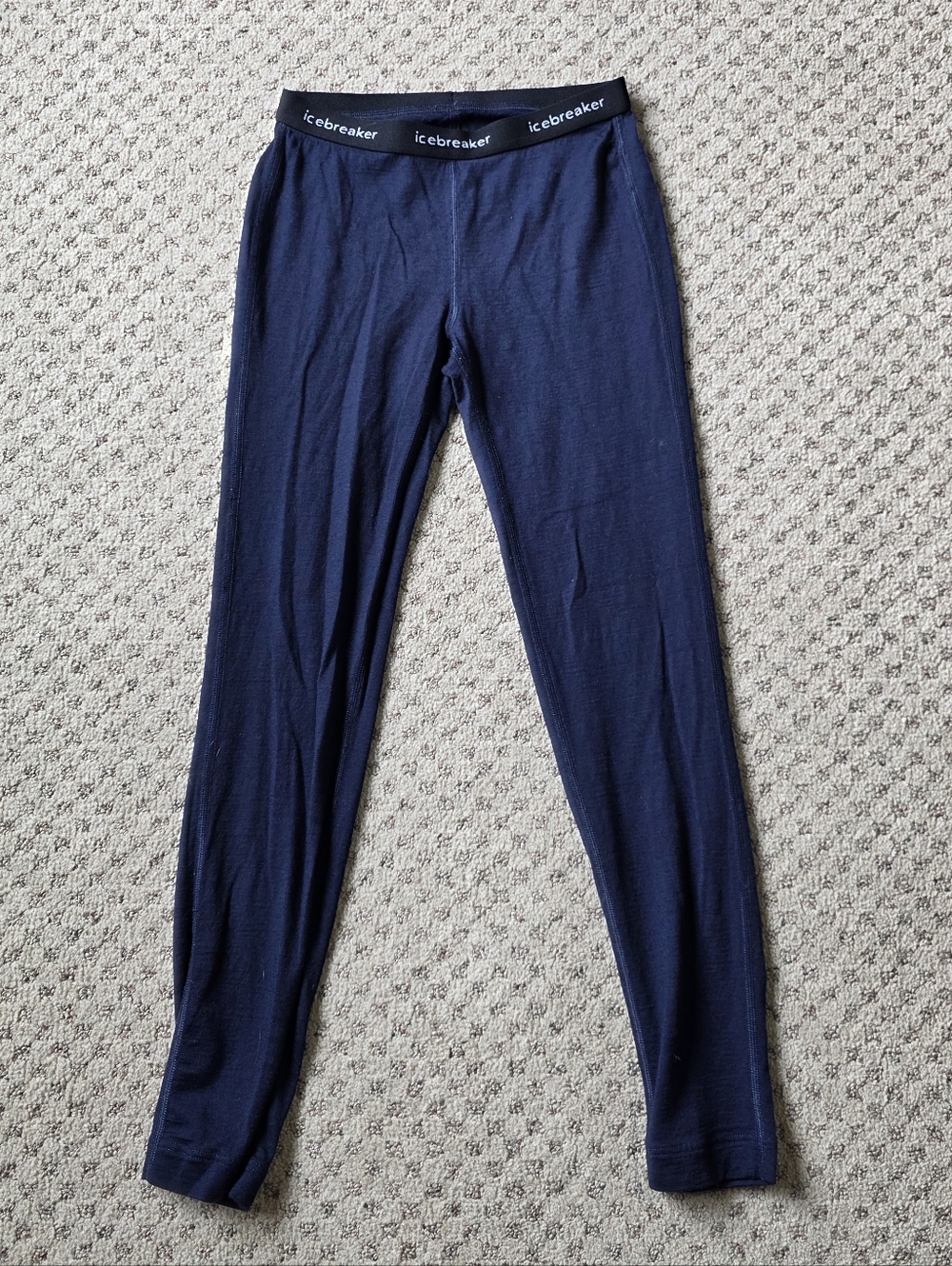 Icebreaker 200 Navy Merino Base Layer Leggings